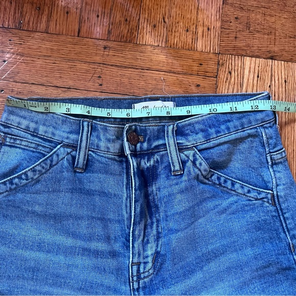 Madewell Wideleg Crop Jeans with Raw Drop Hem - Picture 6 of 8